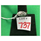 14k Ring w/Diamond Sz 7