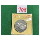 2001 Silver Kennedy Half Dollar