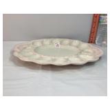 Vtg Ceramic Egg Plate