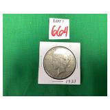 1923 Peace Dollar