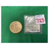 1923 $20 Saint Gaudens Double Eagle Gold Coin