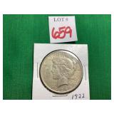 1922 Peace Dollar