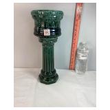 McCoy Mini Jardiniere & Pedestal, Signed