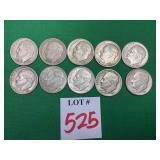 10 - 1951-1958 Roosevelt Dimes