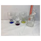 Vtg Tumblers & Canister