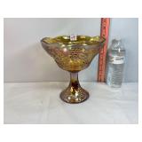 Indiana Glass Harvest Grape Pedestal Compote
