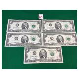 5 - 2003A Series $2 Bills
