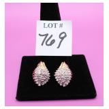 10k Gold and Diamond Earrings