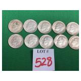 10 - 1961-1964 Roosevelt Dimes
