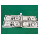 4 - 1935E Series $1 Silver Certificates