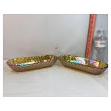 Indiana Glass Basket Weave Bowls