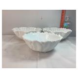 Imperial Glass Milk Glass Bowls