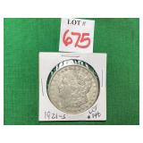 1921 Morgan Silver Dollar