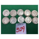 10 - 1961-1964 Roosevelt Dimes