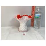 Kanawha Glass Basket Vase