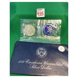 1972 Eisenhower Uncirculated Silver Dollar