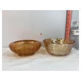 Carnival Glass Marigold Bowls