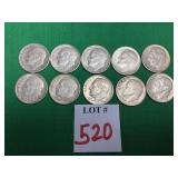 10 - 1962-1965 Roosevelt Dimes