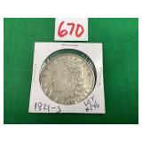 1921 Morgan Silver Dollar