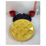 Fiestaware Deviled Egg Platters & Bowls