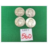 4 - 1950s Washington Quarters