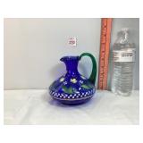 Fenton Signed Hand Painted Designer Pitcher
