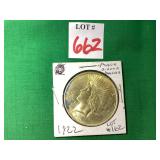 1922 Peace Dollar