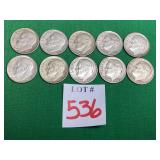 10 - 1962-1964 Roosevelt Dimes
