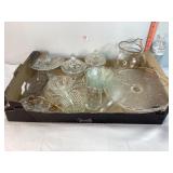 Assorted Clear Glassware