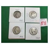 4 - 1935-1937 Washington Quarters