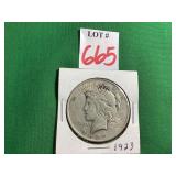 1923 Peace Dollar