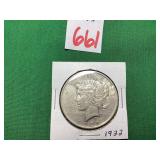 1922 Peace Dollar