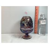 Fenton Plum Opalescent Fairy Lamp