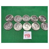 10 - 1970s and 1980s Kennedy Half Dollars