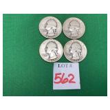 4 - 1940s Washington Quarters