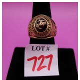 10k US Marine Ring