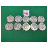 10 - Bicentennial Kennedy Half Dollars
