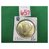 1922 Peace Dollar