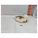Fenton Signed Hand Painted Duck