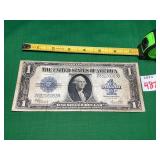 1923 $1 Silver Certificate 'Horse Blanket' Note