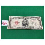 1 - 1928F Series $5 Red Certificates
