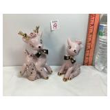 Wales Vtg Pink Deer