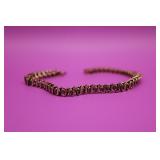 10k Pink Diamond 7.5" Tennis Bracelet