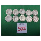 10 - 1961-1964 Roosevelt Dimes