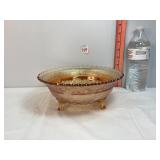 Carnival Glass Marigold Dutch Windmill Bowl