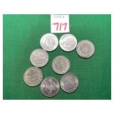 Mexican 50 Centavos Coins