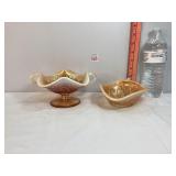 Carnival Glass Marigold Bowls
