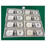8 - 1935F Series $1 Silver Certificates
