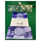 1999 US Mint Susan B Anthony Uncirculated Coin Set
