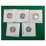 5 - 1950-1953 Roosevelt Dimes